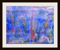 Arbres sous marin sous la lune