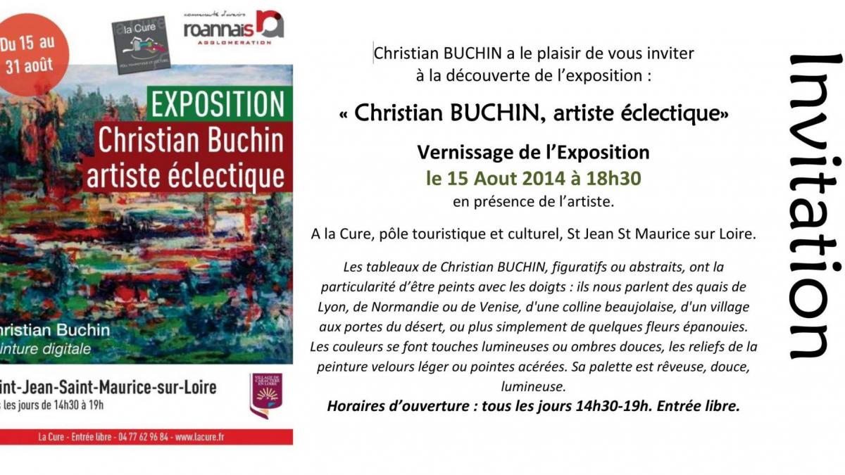 Invitation vernissagesaint jean saint maurice c buchin
